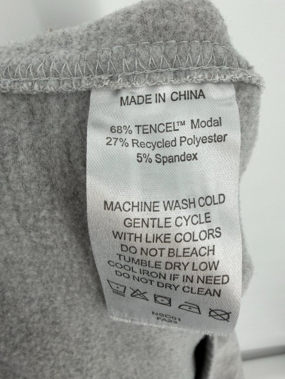 Quince SuperSoft Tencel Modal Fleece Joggers Gray Women’s M Lounge Pants - Picture 5 of 5